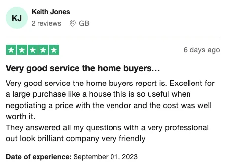 Home Service Reports Trust Pilot
